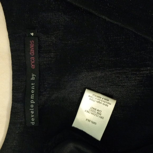 Development by Erica Davies Silk Satin Lace Detail Dress | US 4 - Picture 5 of 5